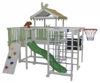 Комплекс игровой ДК3Б, бирюзовый, серый