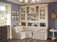 Кухонный буфет с диваном угловым Благо 7 Б 7.1-1 ЛУ Карамель/Беж Кухонный буфет с диваном угловым Благо 7 Б 7.1-1 ЛУ Карамель/Беж