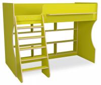 Кровать-чердак Р432-П Капризун 1, зеленый фото Кровать-чердак Р432-П Капризун 1, зеленый. Фото №1
