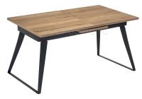 Стол Кхал галифакс графит / натуральный
