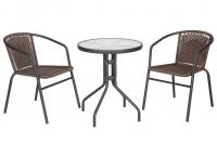 Комплект садовый "Бистро" BISTRO с круглым столом. Фото №1