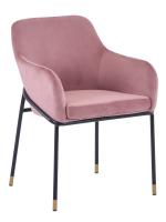 Стул Сандра велюр пыльно-розовый фото Стул Сандра велюр пыльно-розовый. Фото №1