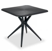 Стол KNORR (mod. TT73) пластик, 83х83х76 см, черный