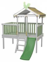 Комплекс игровой ДК6Б, бирюзовый, серый фото Комплекс игровой ДК6Б, бирюзовый, серый. Фото №1