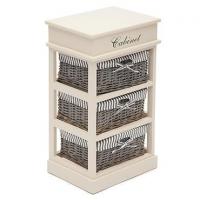 Тумба Ouverture 3 4336 с 3-я корзинами и ящиком. Фото №1