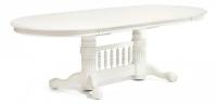 Стол овальный раскладной Oakland -SWC- (4296-SWC) ivory white