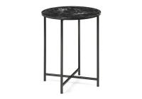 Журнальный стол Манеттия стекло мрамор черный / черный фото Журнальный стол Манеттия стекло мрамор черный / черный