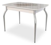 Танго Стол (обеденный) белый/Геометрия