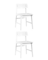 Стул ODEN WOOD белый 2 шт.. Фото №1
