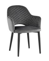 Стул Венера диамант велюр серый фото Стул Венера диамант велюр серый. Фото №1