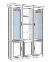 Шкаф книжный модульный Оскар вар.1 Шкаф книжный модульный Оскар вар.1