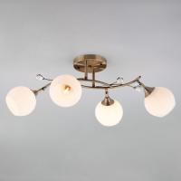 Потолочная люстра Eurosvet Sharon 9604/4 античная бронза фото Потолочная люстра Eurosvet Sharon 9604/4 античная бронза. Фото №1