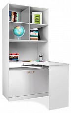 Стол компьютерный Polini Kids Fun, белый. Фото №2