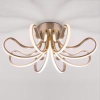 Потолочная люстра Eurosvet Lilium 90079/8 сатин-никель 80W фото Потолочная люстра Eurosvet Lilium 90079/8 сатин-никель 80W. Фото №1