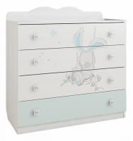 Бонни Комод белый рамух/Кэнди