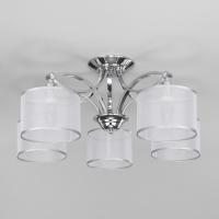 Потолочная люстра Eurosvet Fabiola 60109/5 хром фото Потолочная люстра Eurosvet Fabiola 60109/5 хром. Фото №1