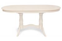 Стол обеденный белый раздвижной Ева (Eva) (Ivory white (слоновая кость)
