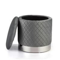 Пуф FS-006-40SV серый фото Пуф FS-006-40SV серый. Фото №1