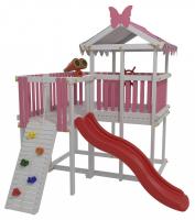 Комплекс игровой ДК4Р, розовый, серый