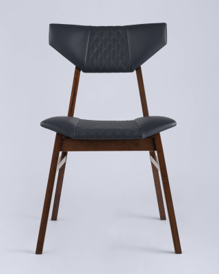 Стул обеденный TOR синий ПУ 4 шт.. Фото №5