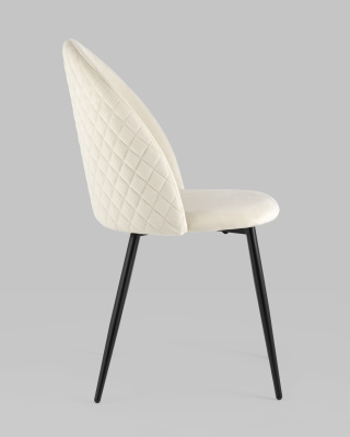 Стул Lilly велюр бежевый. Фото №4