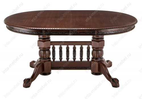 Стол деревянный Кантри орех с коричневой патиной. Фото №5