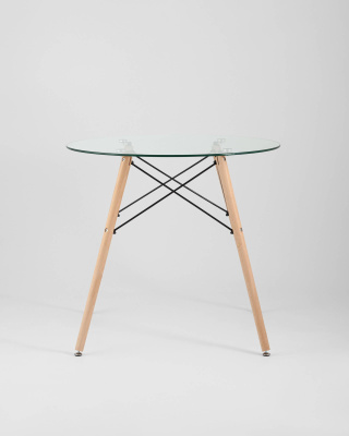 Стол DSW D80 стеклянный. Фото