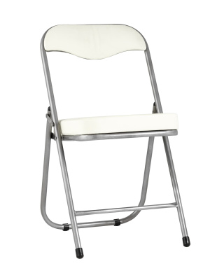 Стул складной ДЖОН металлик, слоновая кость фото Стул складной ДЖОН металлик, слоновая кость. Фото №2