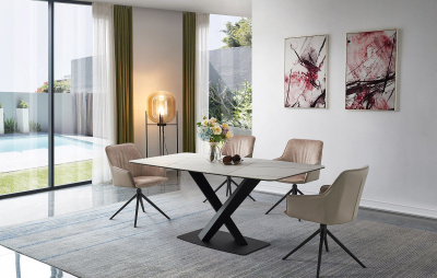 Стол DT-2017 белая керамика MR35 (180). Фото №4