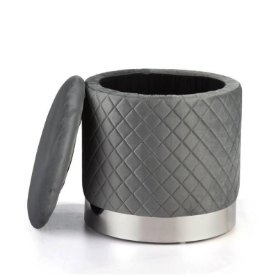 Пуф FS-006-40SV серый фото Пуф FS-006-40SV серый. Фото №2