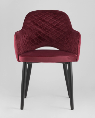 Стул Венера диамант велюр бордовый фото Стул Венера диамант велюр бордовый. Фото №4