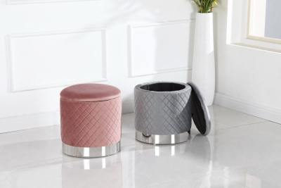 Пуф FS-006-40SV серый фото Пуф FS-006-40SV серый. Фото №5