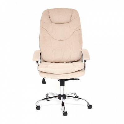 Кресло SOFTY LUX  флок , бежевый, 7 фото Кресло SOFTY LUX  флок , бежевый, 7. Фото №2