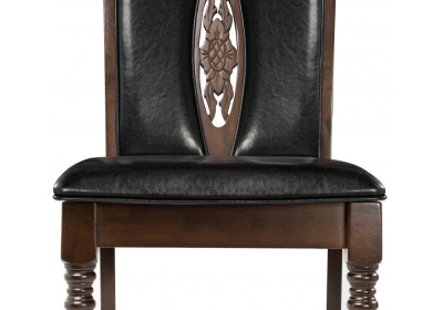 Стул деревянный Gala dirty oak / black. Фото