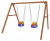 Качели детские Р911-2, коричневый. Фото №3