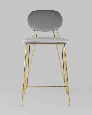 Стул Элис полубарный светло-серый. Фото №4