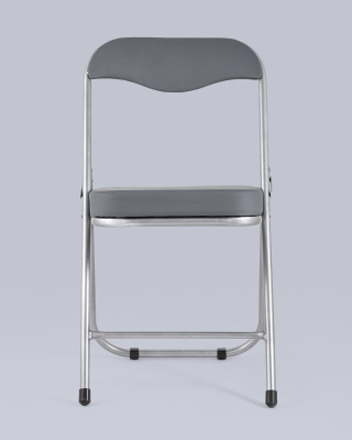 Стул складной ДЖОН металлик, серый. Фото №5