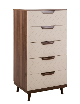 Комод с 5 ящиками Сканди Бежевый фото Комод с 5 ящиками Сканди Бежевый. Фото №2