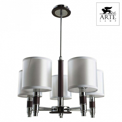 Люстра на штанге Arte Lamp Circolo A9519LM-5BR. Фото №2