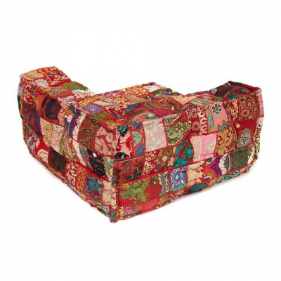 Модуль мягкий угловой  Secret De Maison GIPSY (mod. 10201) cotton patchwork, 60х80х43см, этнический красный. Фото №2