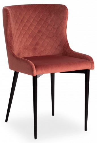 Стул MANTRA (mod. 713) ткань/металл, 49х61х82 см, высота до сидения 49 см, коралловый barkhat 15 /черный (поставляется по 4 шт) фото Стул MANTRA (mod. 713) ткань/металл, 49х61х82 см, высота до сидения 49 см, коралловый barkhat 15 /черный (поставляется по 4 шт). Фото №1