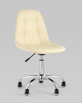 Стул офисный Тейлор экокожа бежевый. Фото №3