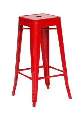 Табурет металлический Secret De Maison Loft mod. 008 Red фото Табурет металлический Secret De Maison Loft mod. 008 Red. Фото №2