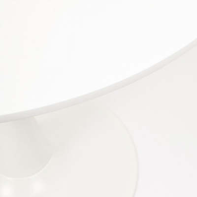 Стол TULIP (mod. 011) металл, мдф, 90*74, белый. Фото