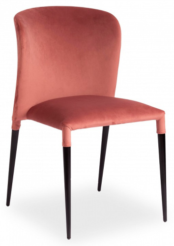 Стул ALVOR (mod. 715) ткань/металл, 48х65х86 см, высота до сиденья 51 см, коралловый barkhat 15 /черный (поставляется по 4 шт) фото Стул ALVOR (mod. 715) ткань/металл, 48х65х86 см, высота до сиденья 51 см, коралловый barkhat 15 /черный (поставляется по 4 шт). Фото №1