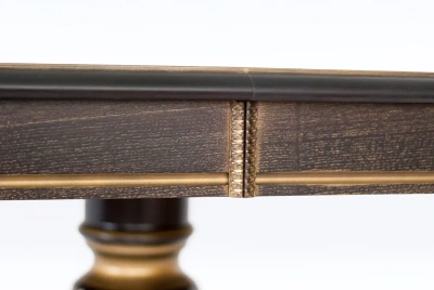 Стол Орион 9 с патиной (резная нога). Фото