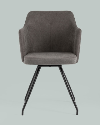 Стул Слинг вращающийся серо-коричневый. Фото