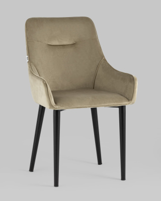 Стул Джоан велюр капучино. Фото