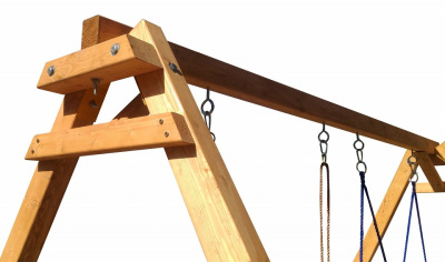 Качели детские Р911-31, коричневый. Фото