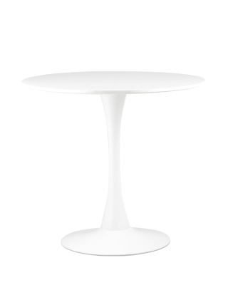 Стол Tulip D80 белый фото Стол Tulip D80 белый. Фото №2